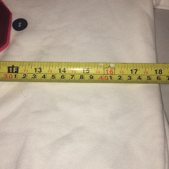 Abercrombie & Fitch White/ Macroon Men’s/Boys Sweater Size S - Picture 4 of 8